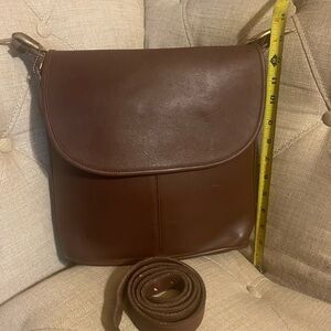 COACH  Classic Patricia's Legacy Crossbody Bag Brown Leather #0974-524